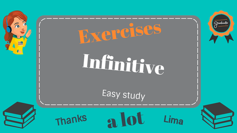 инфинитив в английском языке упражнения