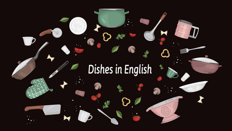 посуда на английском